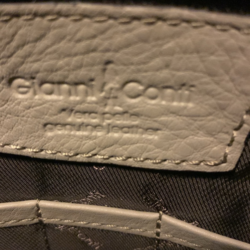 Gianni Conti Italian Leather Patchwork Tote - Picture 12 of 16